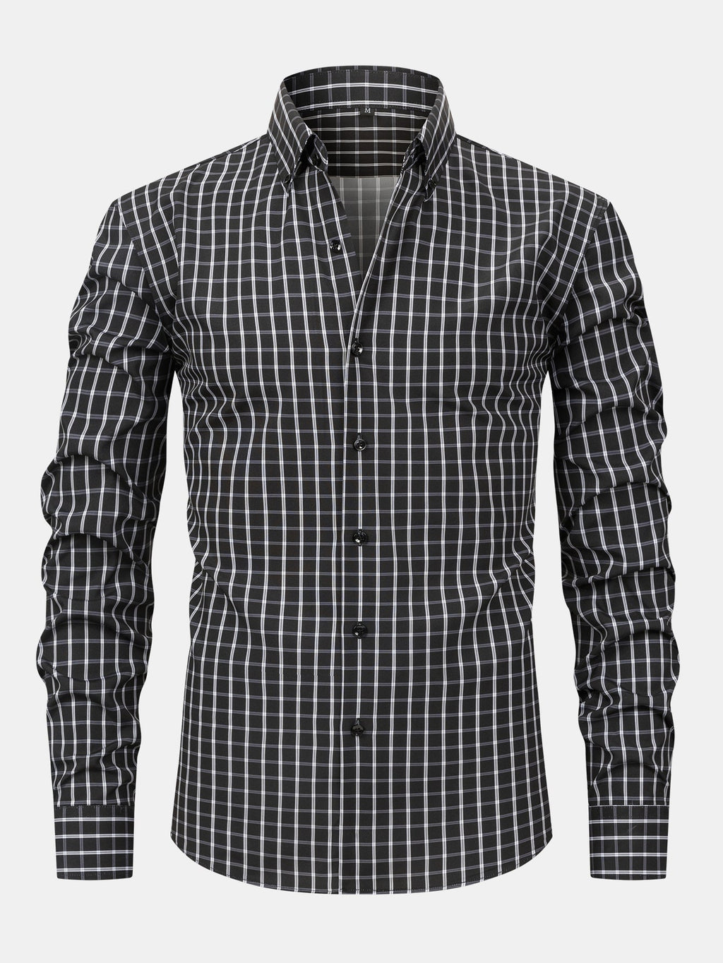 Ensemble chemise à carreaux et pantalon slim