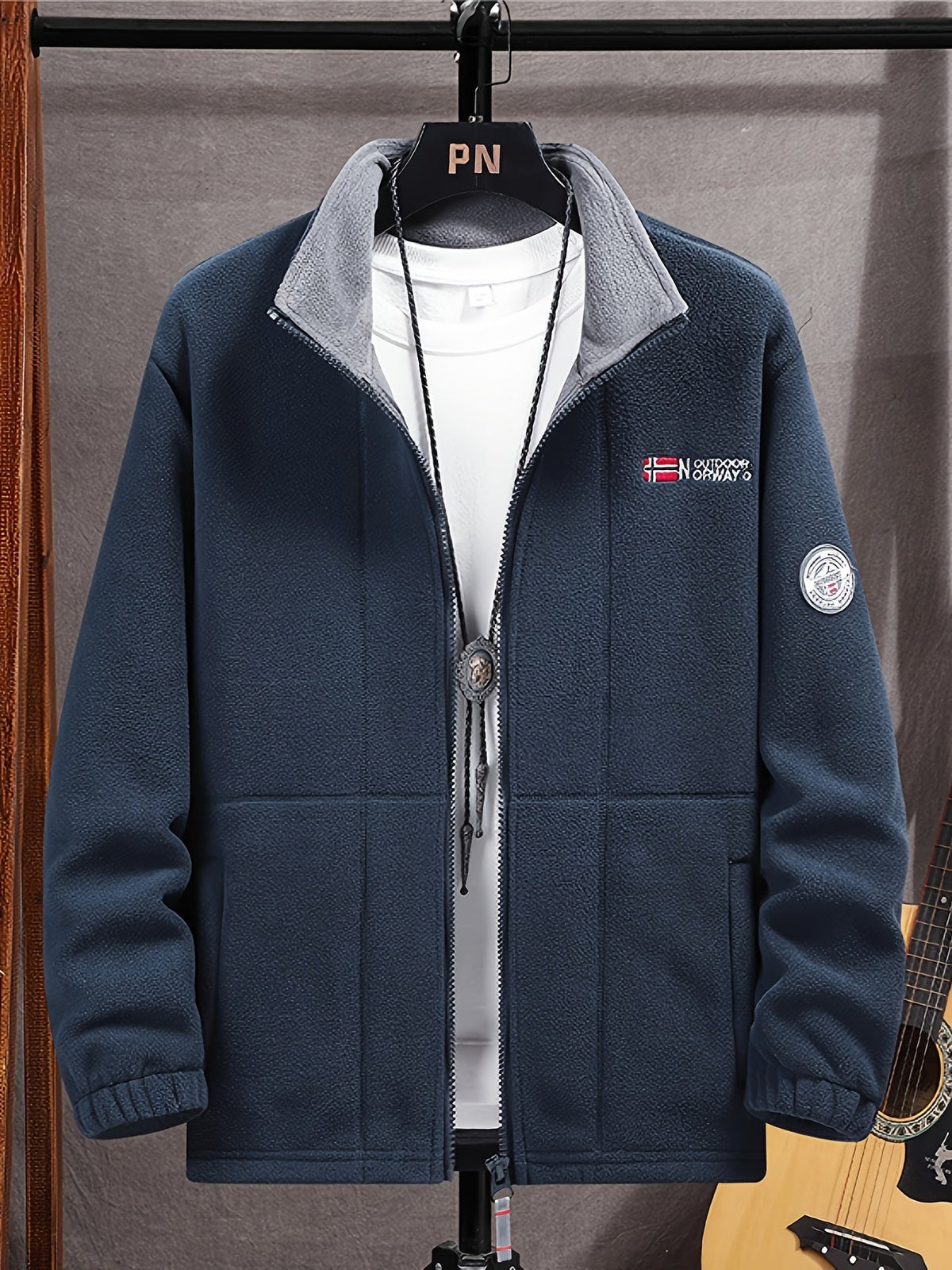 Veste polaire légère zippée pour le quotidien homme – Roussillon