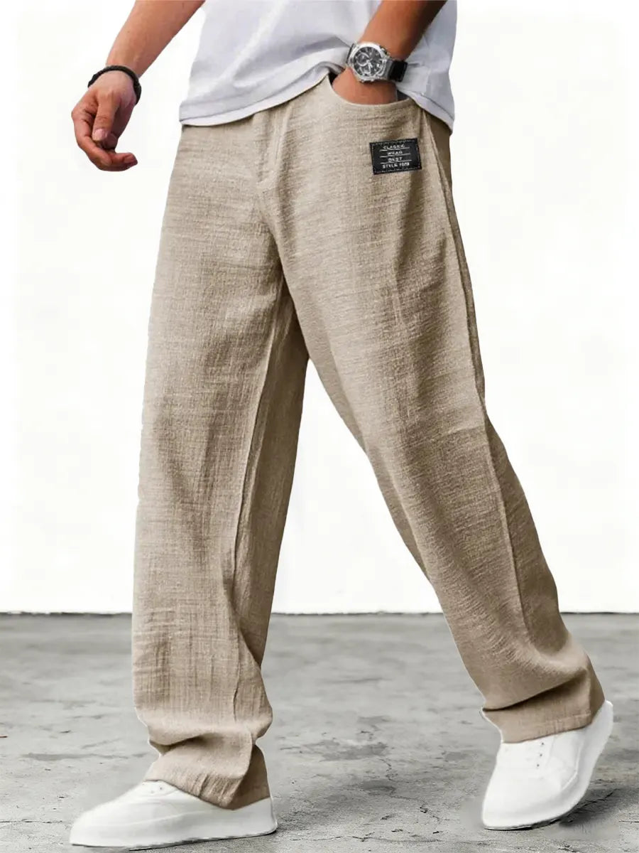 Pantalon fluide à jambe large