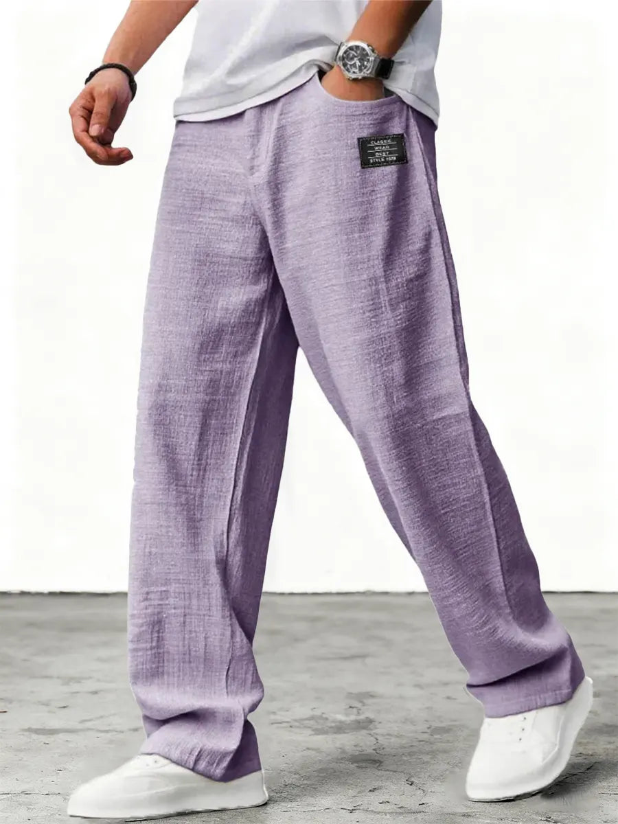 Pantalon fluide à jambe large