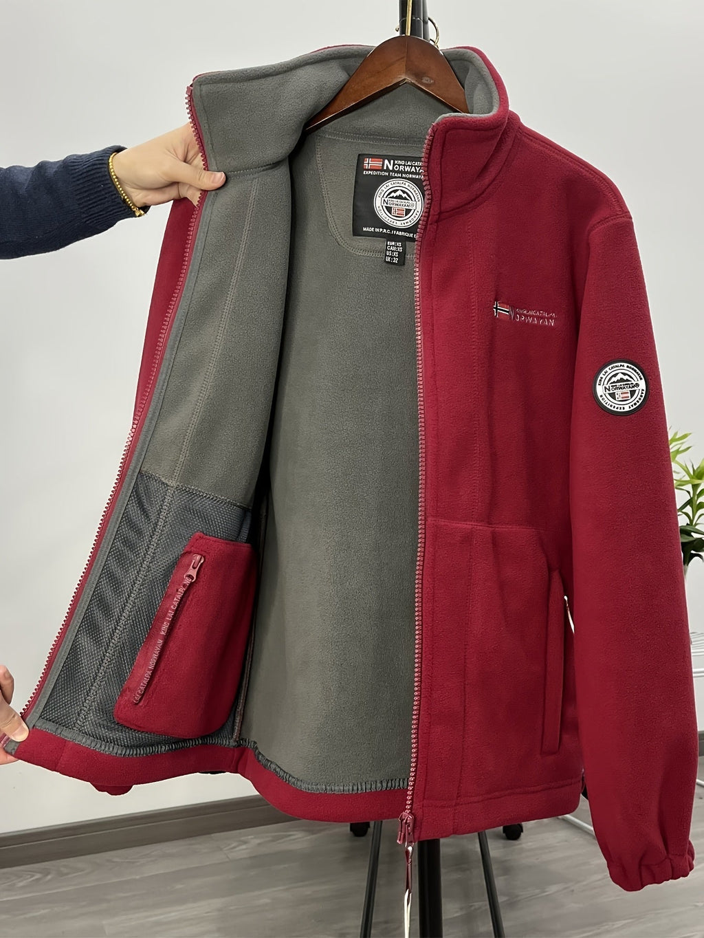 Veste polaire légère zippée pour le quotidien homme – Roussillon