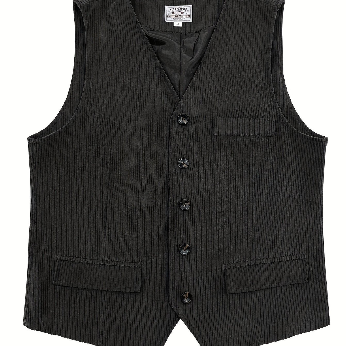 Gilet sans manches boutonné col V
