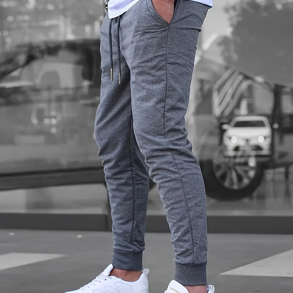 Pantalon de jogging ajusté chevilles resserrées