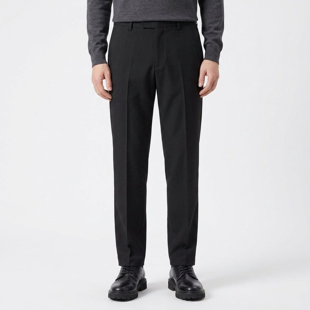 Pantalon élégant fermeture allongée coupe classique pour le bureau homme – Pont-l'Évêque