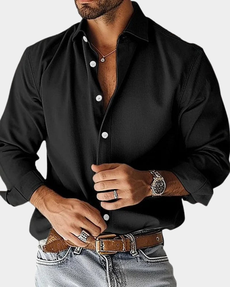 Chemise boutonnée extensible coupe ajustée