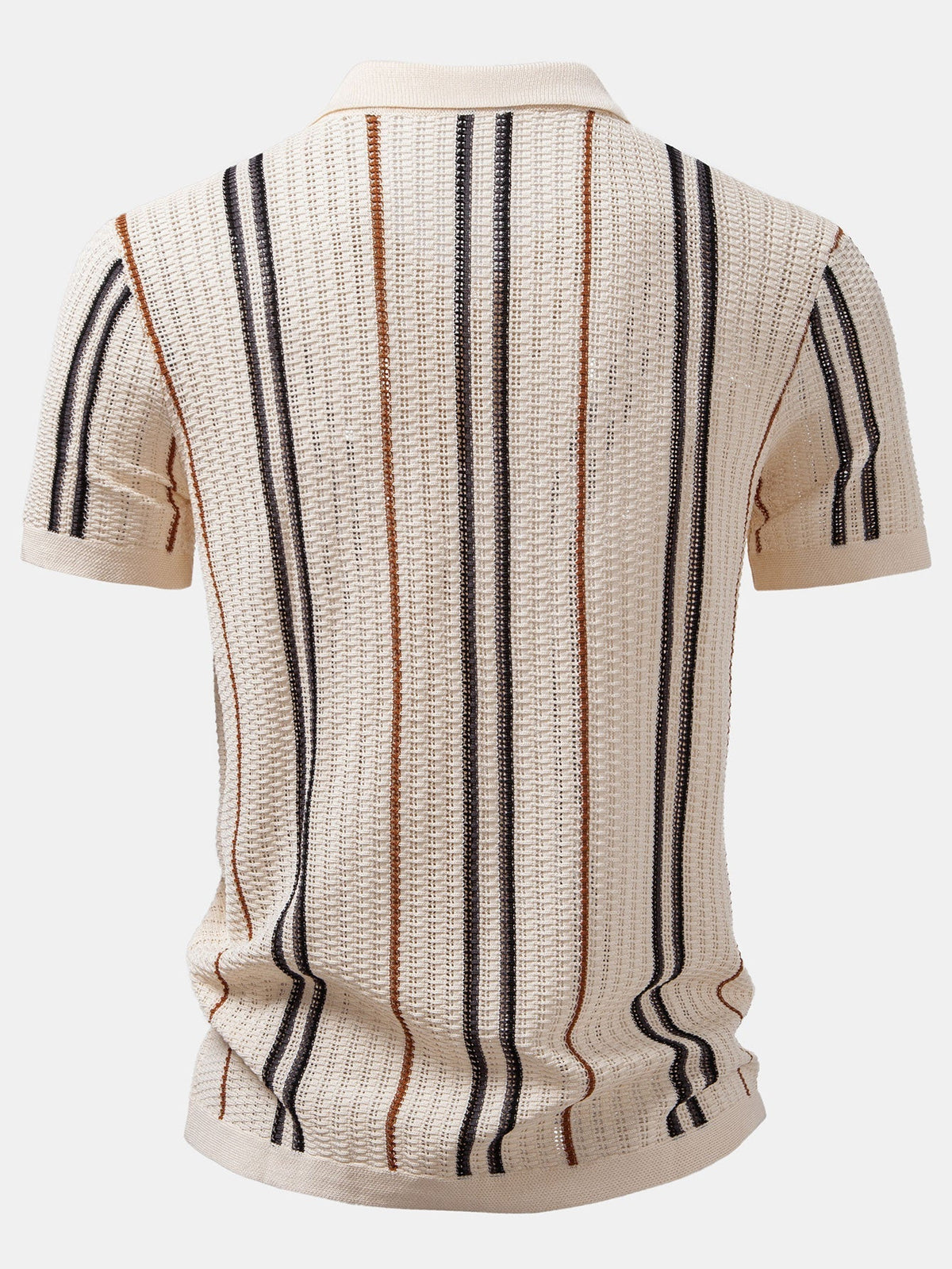 Ensemble chemise rayée et pantalon droit