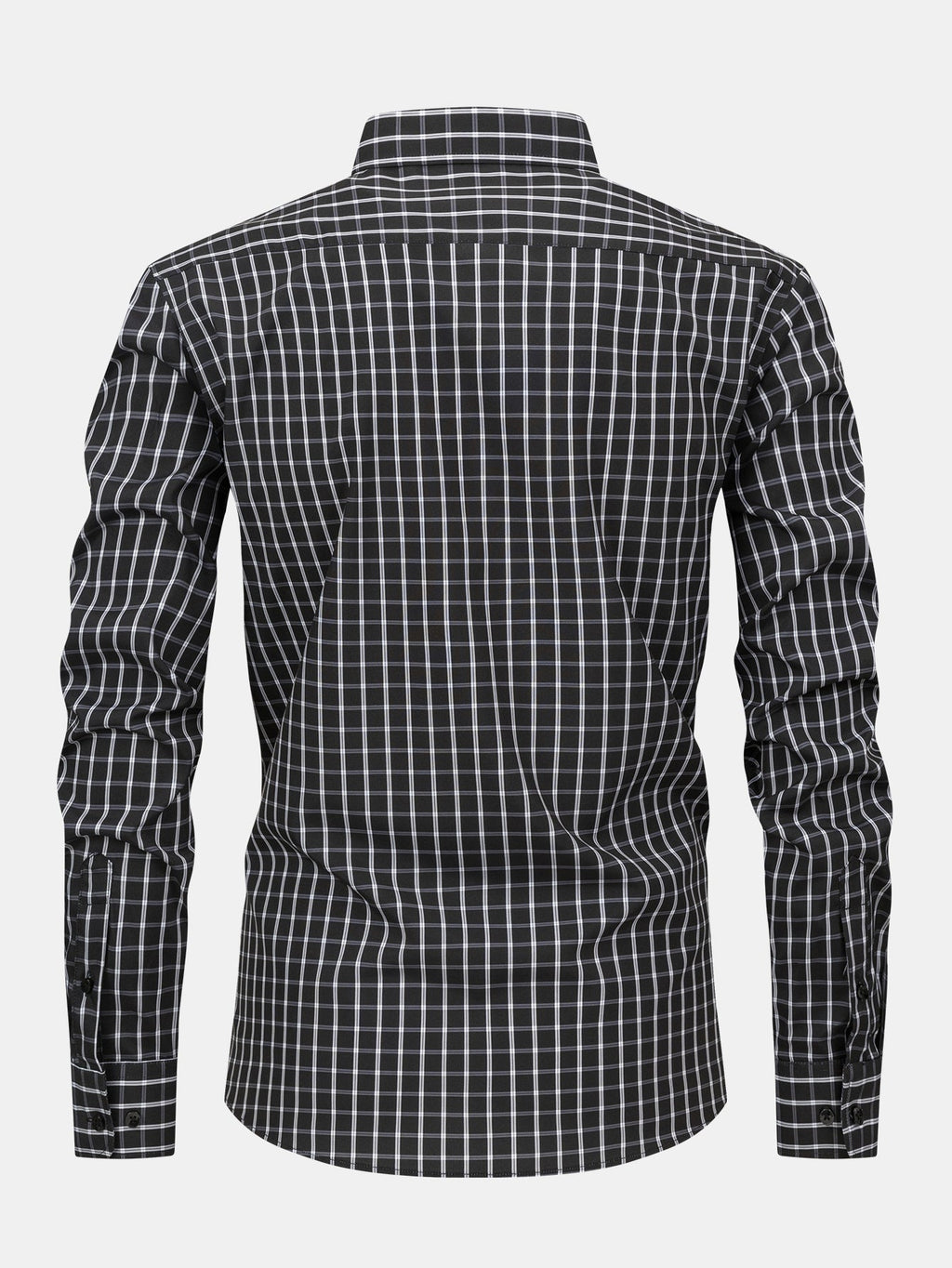 Chemise à carreaux manches longues