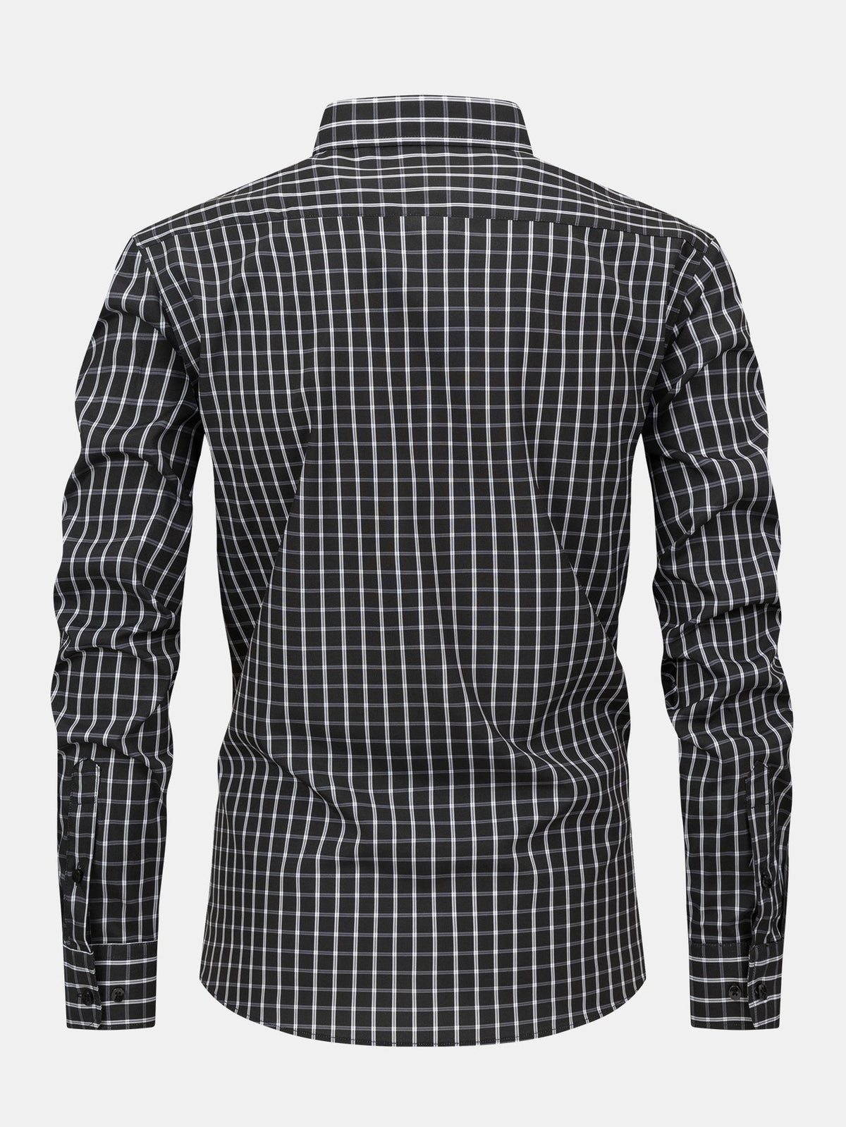 Chemise à carreaux manches longues
