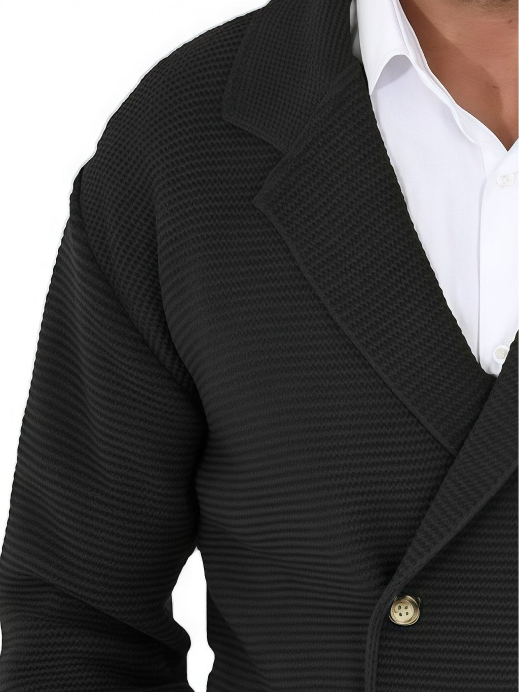 Cardigan aspect lainage forme veste