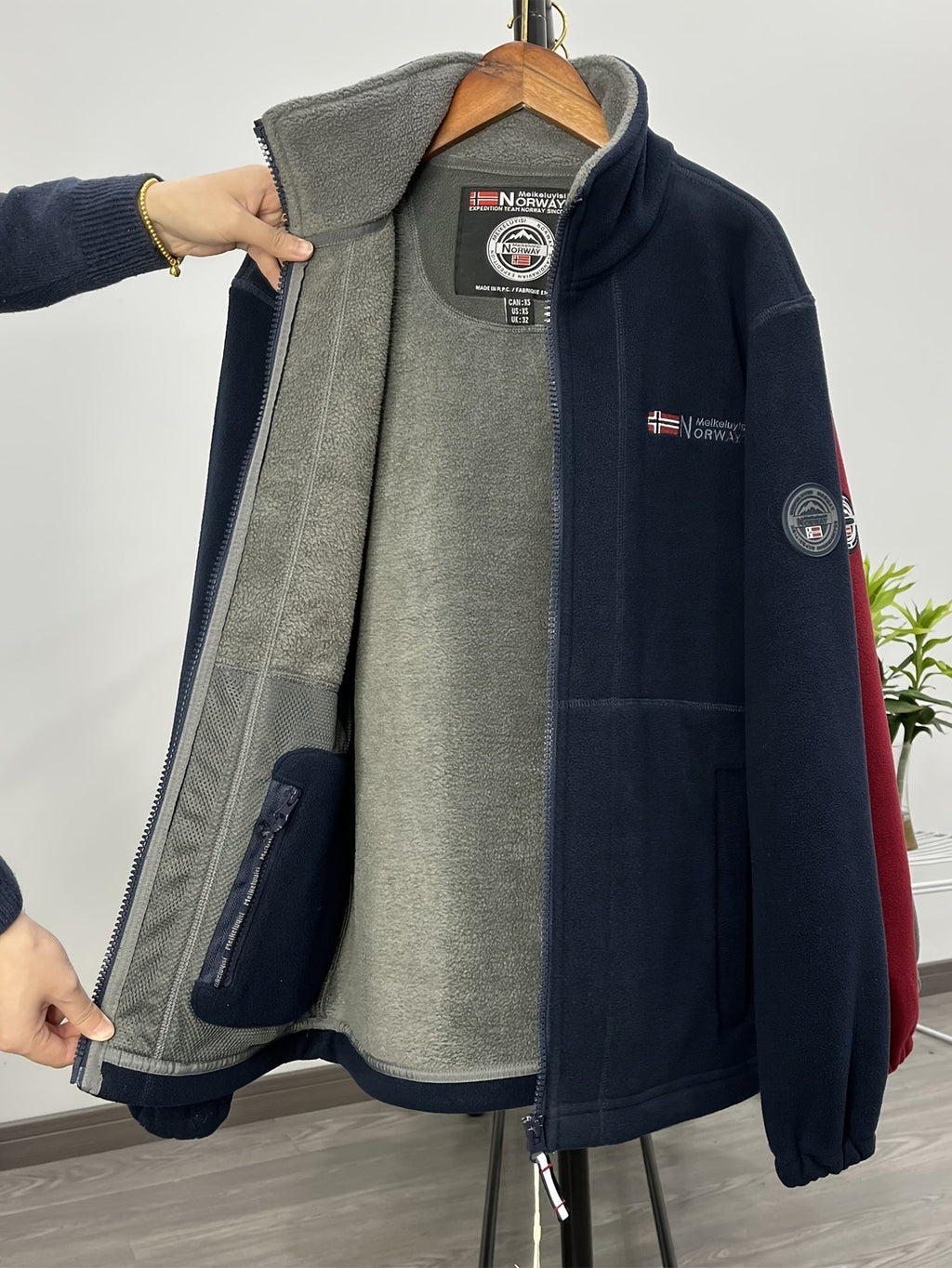 Veste polaire légère zippée pour le quotidien homme – Roussillon