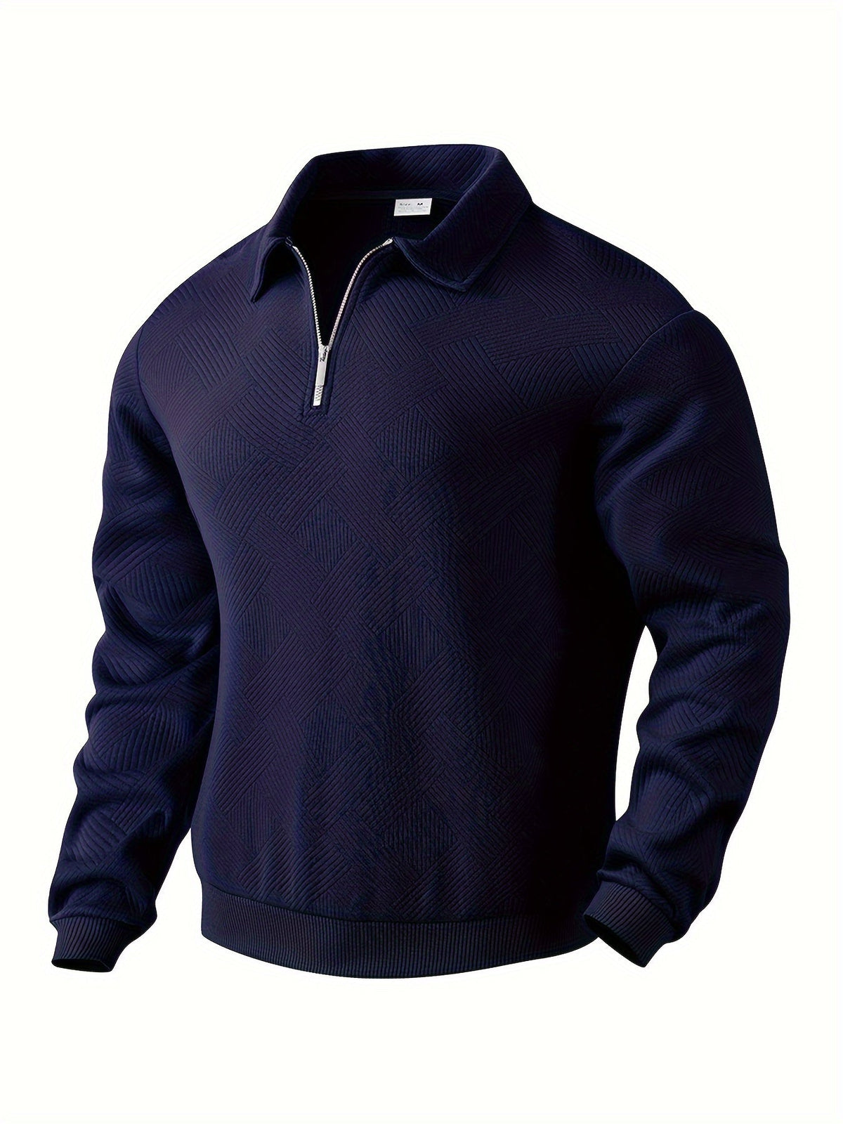 Pull léger zippé en maille fine