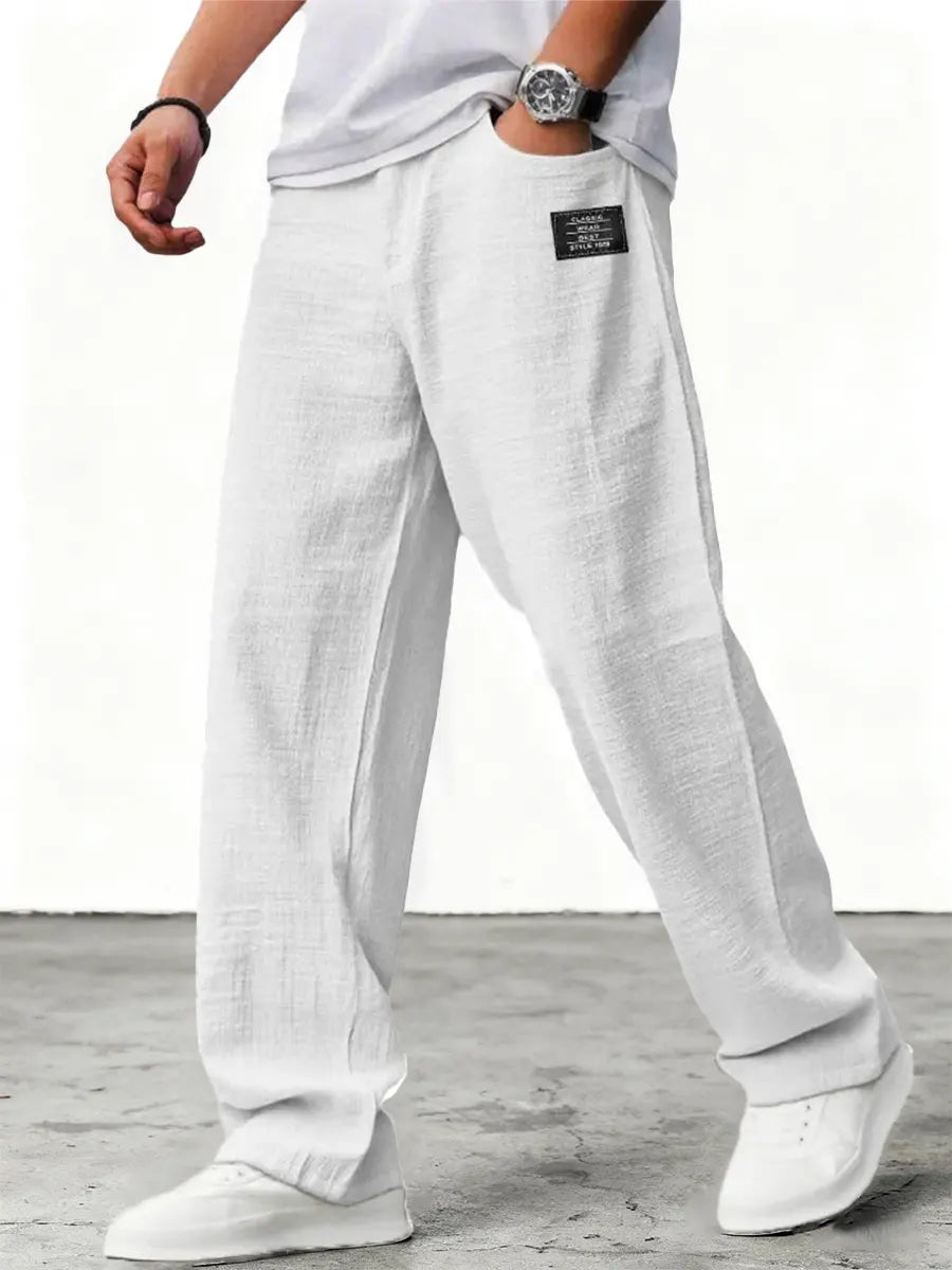 Pantalon fluide à jambe large