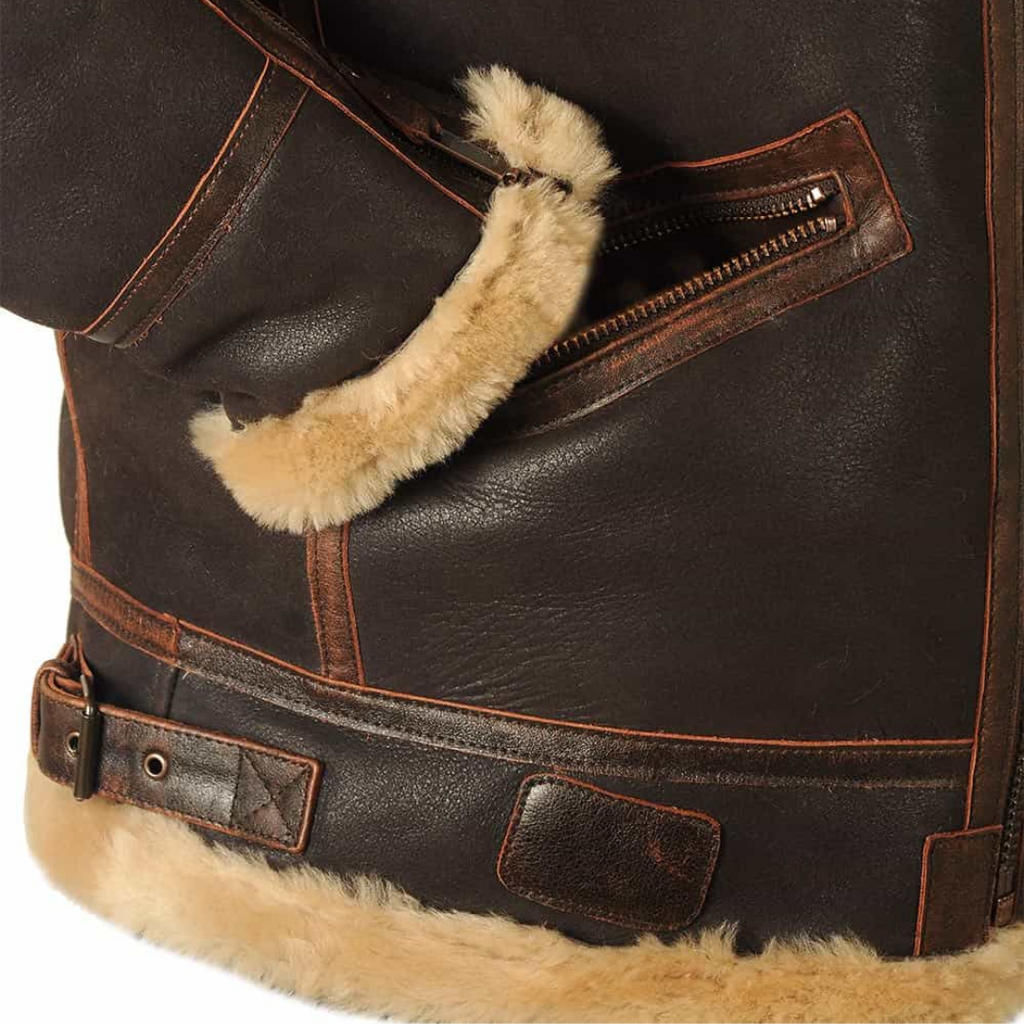 Veste de pilote classique zippée au style intemporel homme – Salernes