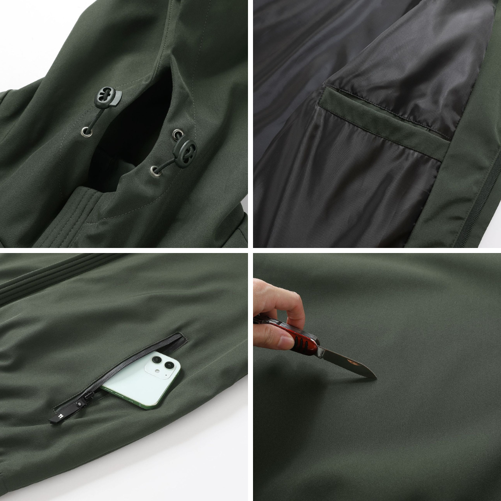 Veste légère zippée esprit coupe-vent