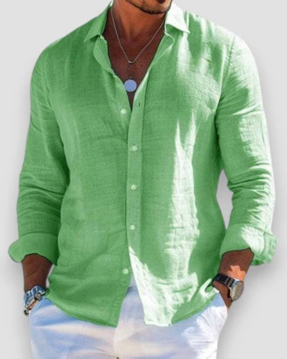 Chemise casual confortable coupe décontractée pour chaque jour homme – Omonville