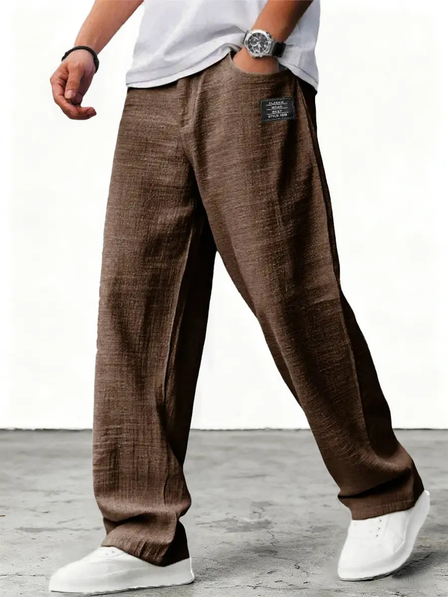 Pantalon fluide à jambe large
