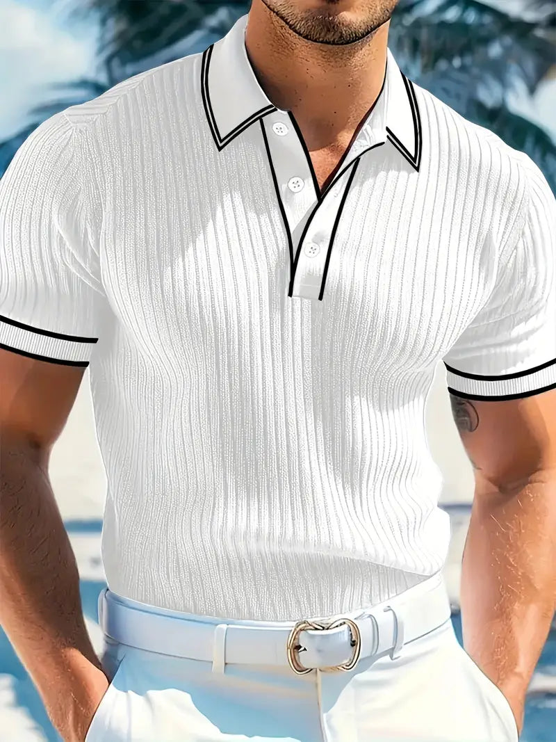 Blazer élégance méditerranéenne coupe ajustée structure sur mesure homme – Blanc