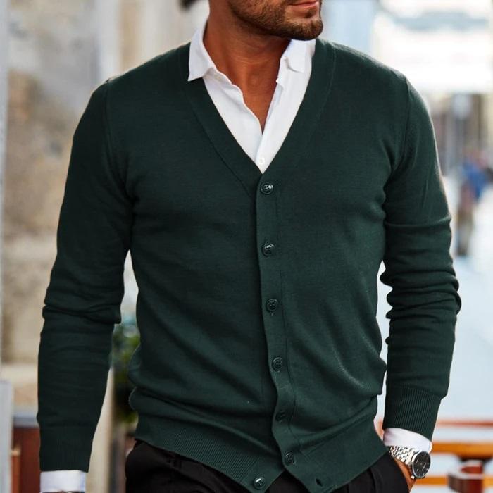 Cardigan d'automne élégant au style intemporel homme – Hautefeuille
