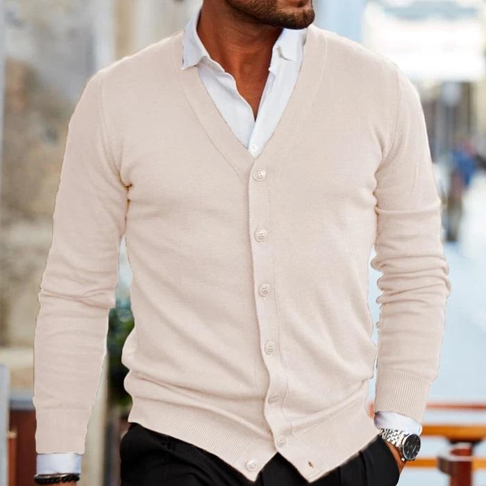 Cardigan d'automne élégant au style intemporel homme – Hautefeuille