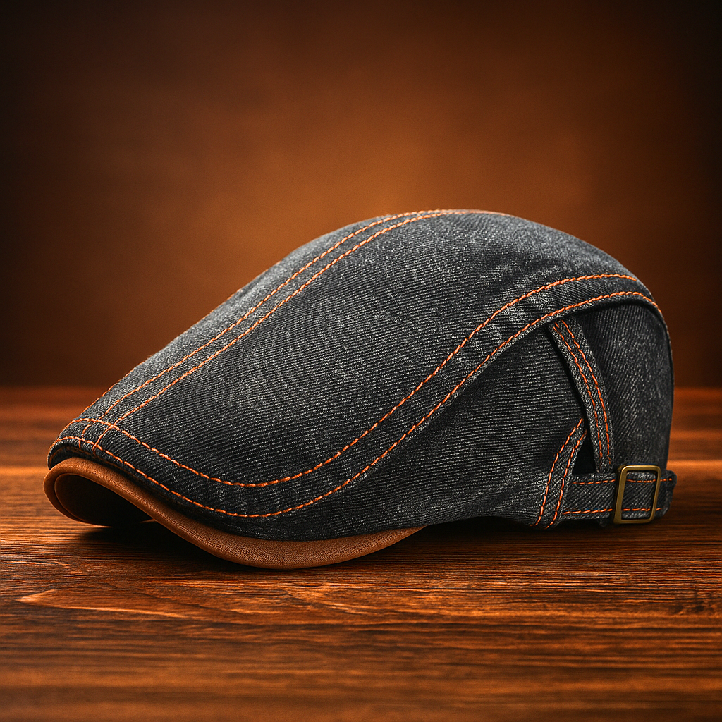 Casquette en denim héritage visière style sobre et élégant homme – Châtillon