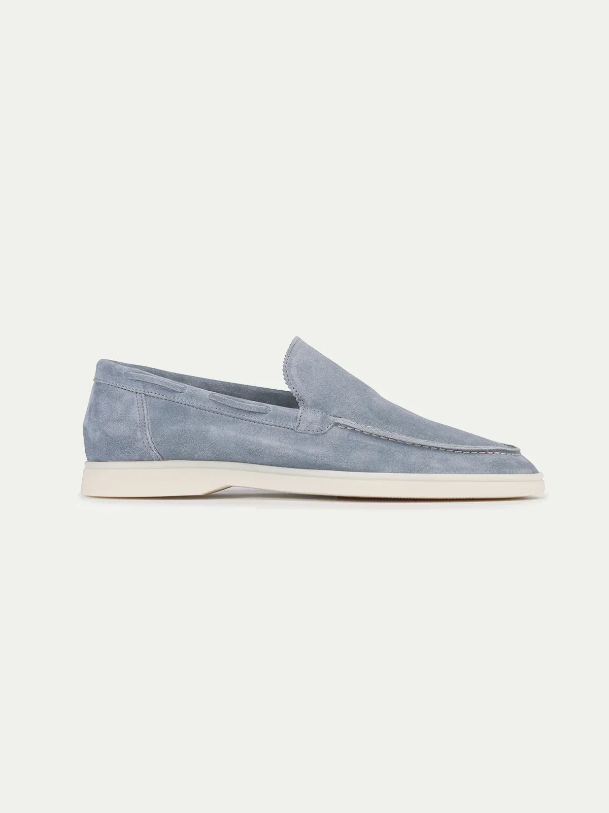 Mocassins en daim bleu clair pour le quotidien homme – Montauroux