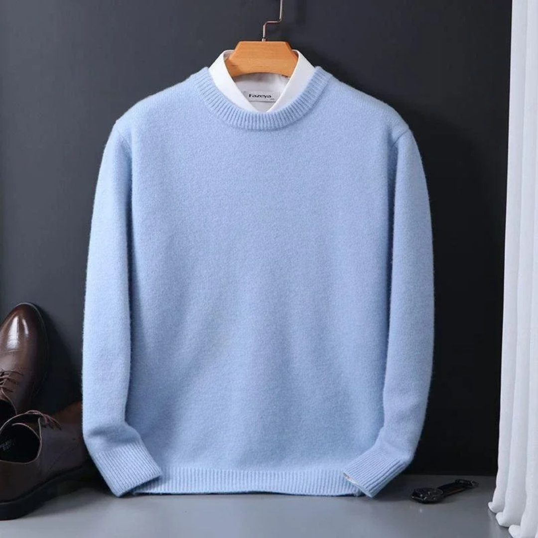 Pull en cachemire maille douce luxueuse finition soignée homme – Cormery