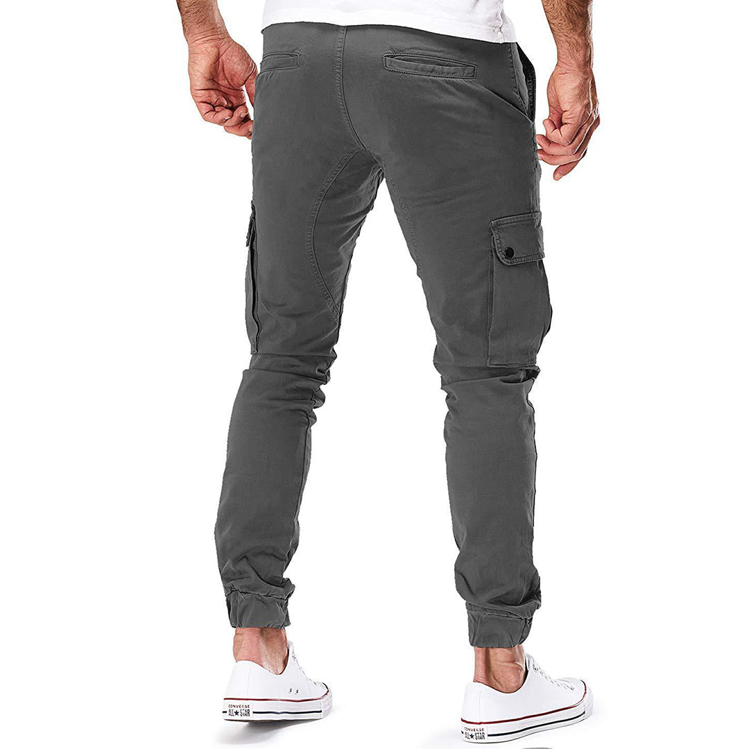Pantalon cargo fonctionnel décontracté coupe adaptée homme – Cravant