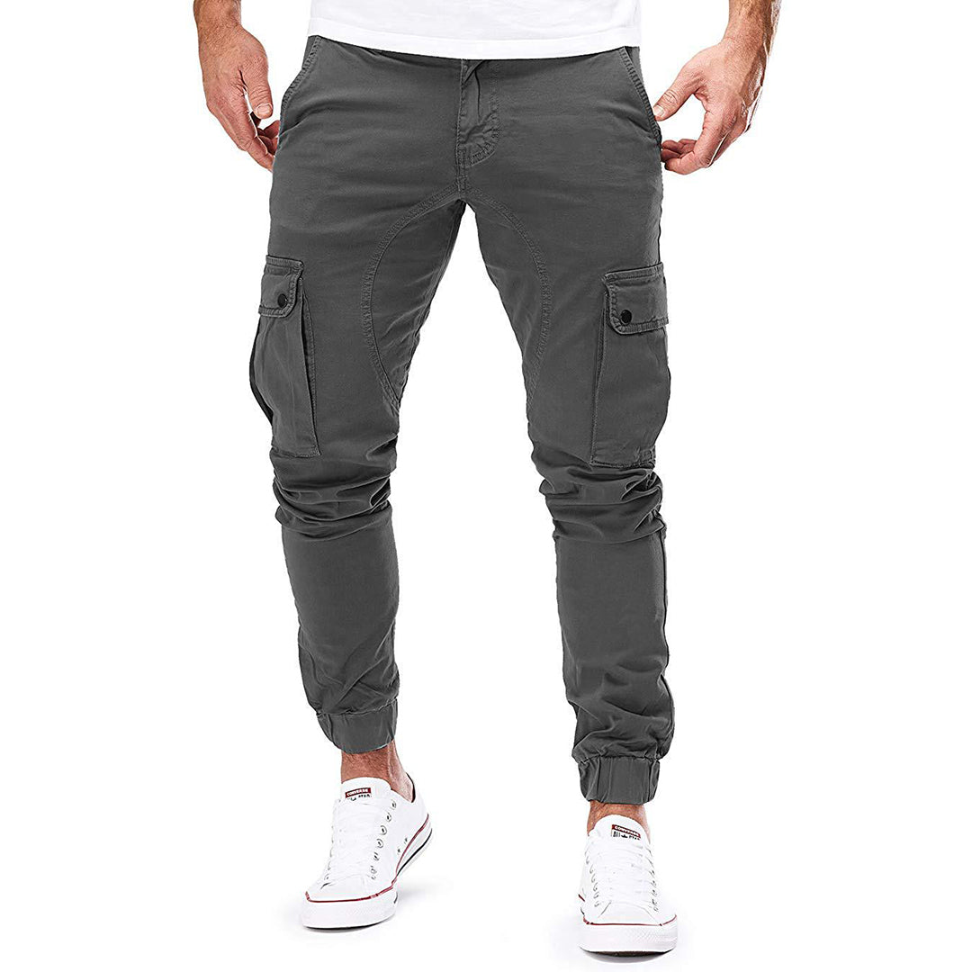 Pantalon cargo fonctionnel décontracté coupe adaptée homme – Cravant