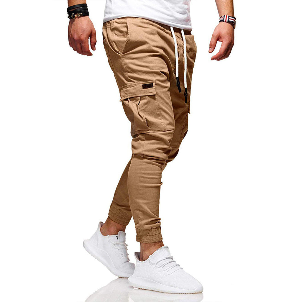 Pantalon cargo fonctionnel décontracté coupe adaptée homme – Cravant