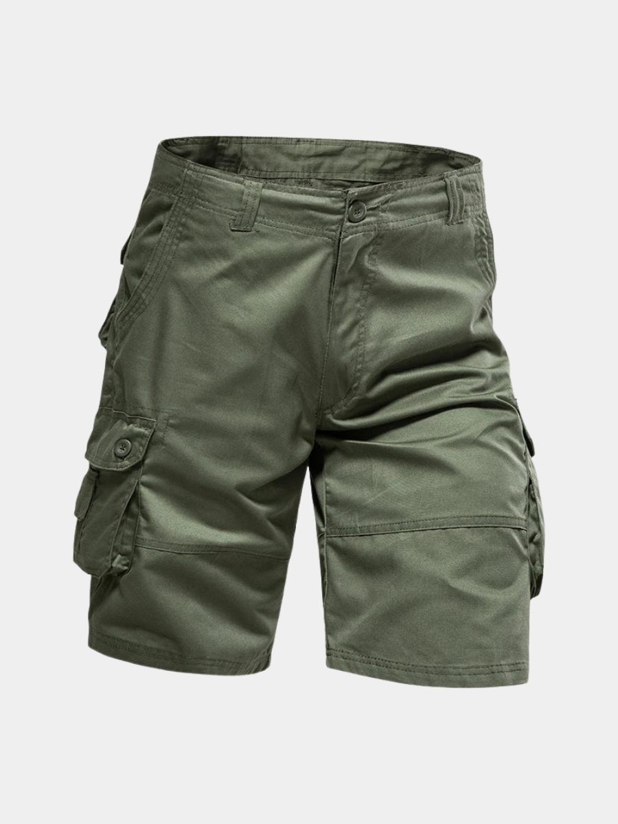 Short cargo à poches latérales pour homme