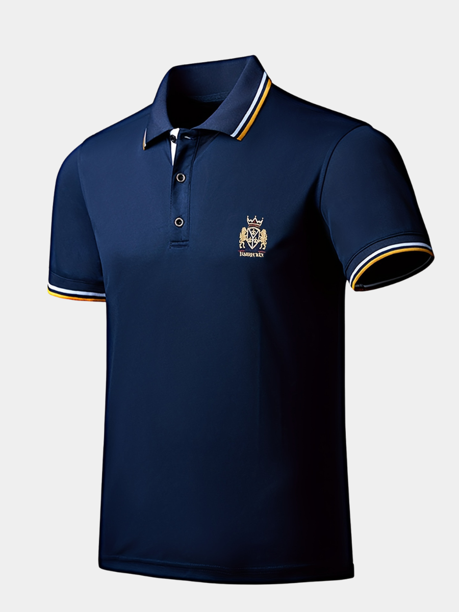 Chemise d'été unie à détails brodés
