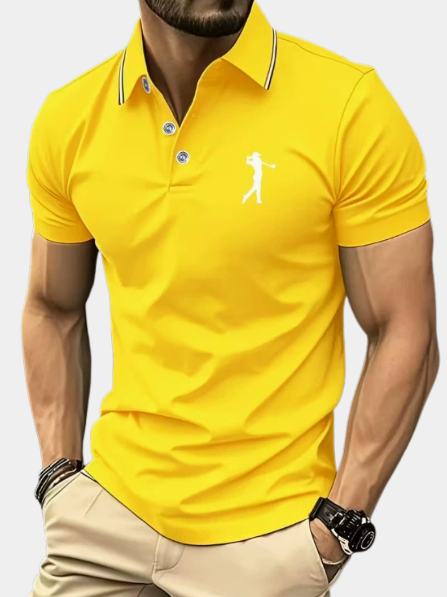 Chemise d’été à imprimé placé