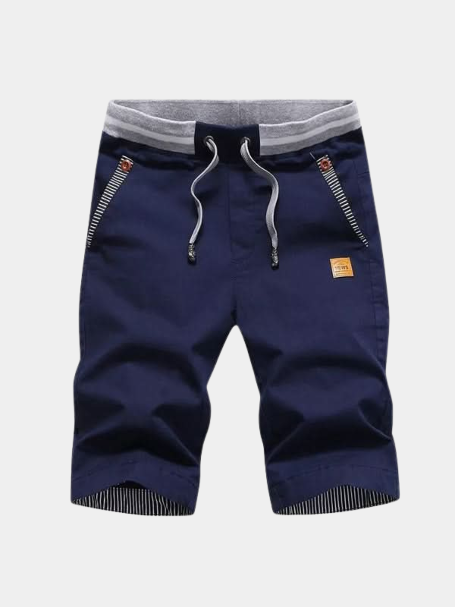 Short chino à cordon de serrage