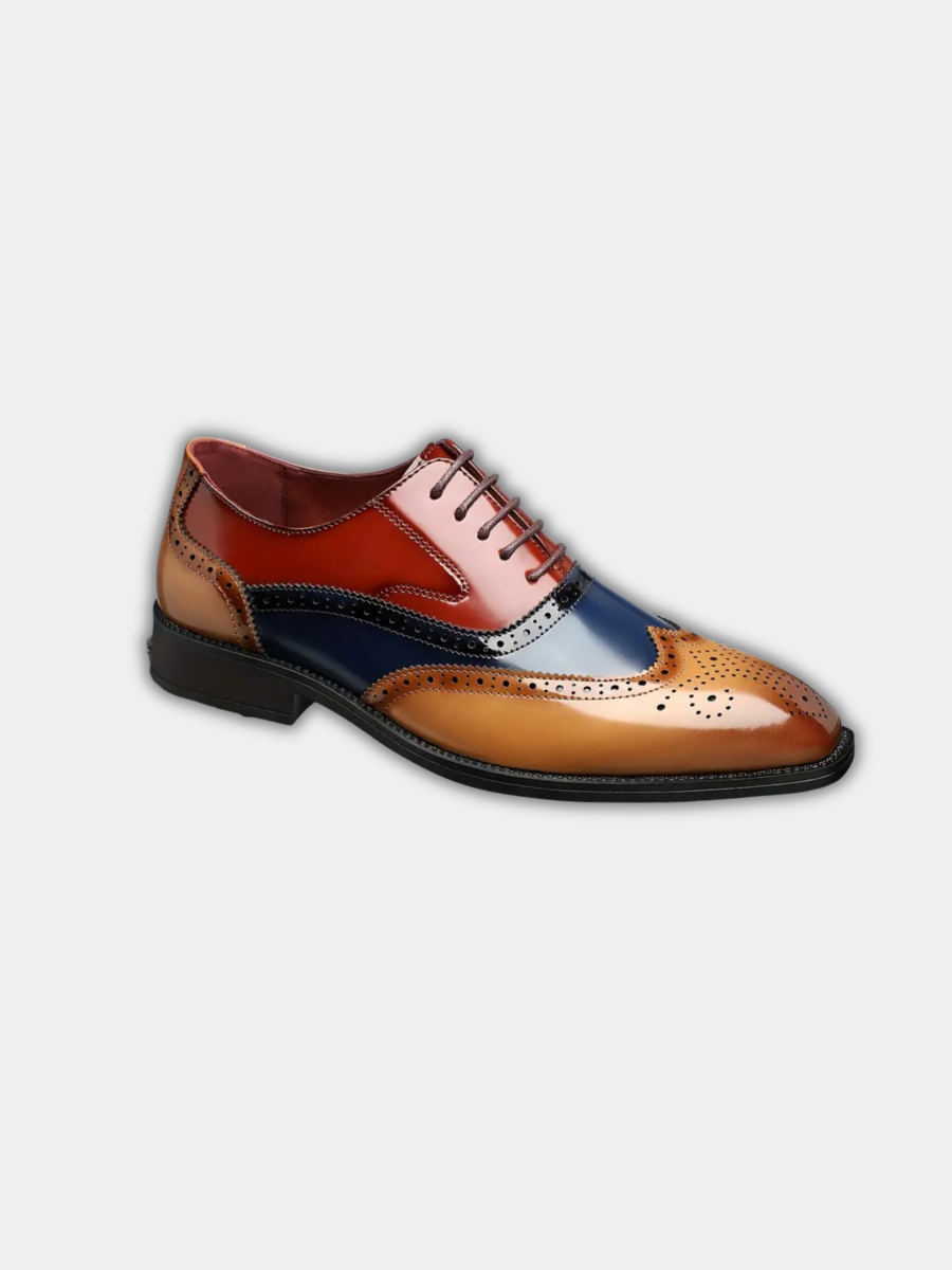 Chaussures brogues à bout fleuri