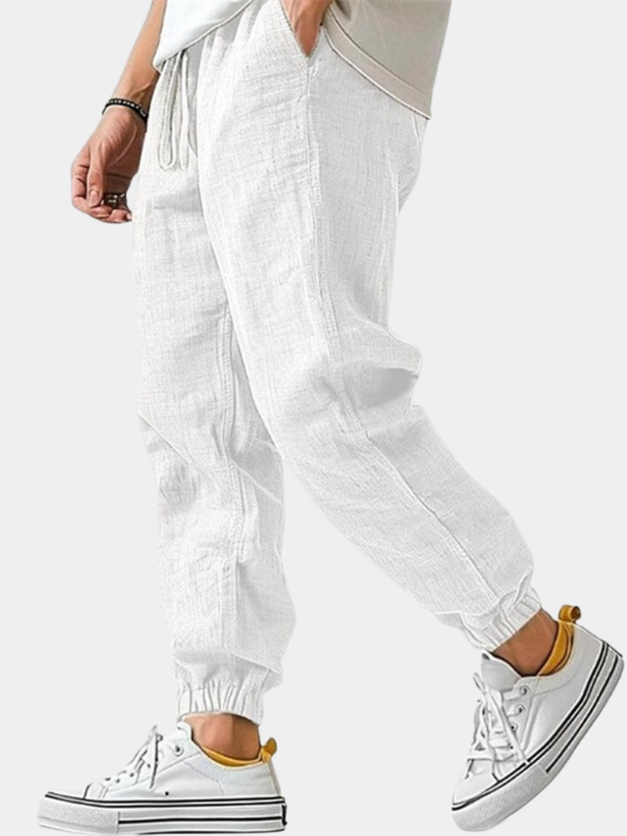 Pantalon léger ample à poches latérales