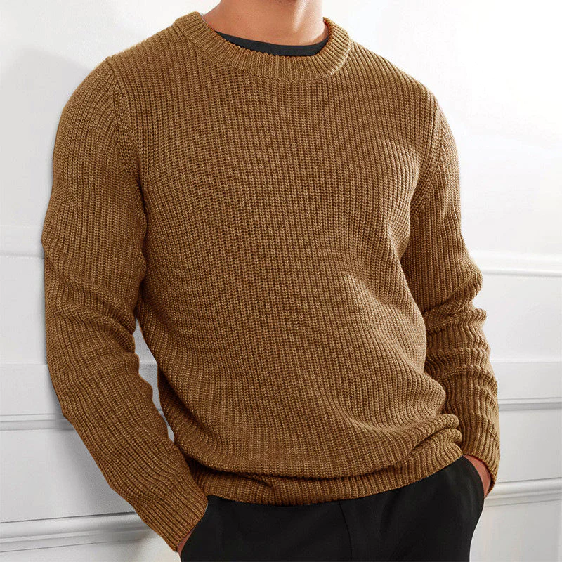 Pull en maille basique essentiel au style intemporel homme – Sault