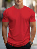 T-shirt essentiel col rond manches courtes coupe slim homme – Vimoutiers