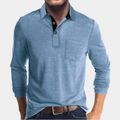 Polo d'automne à manches longues élégant au style intemporel homme – Poincaré