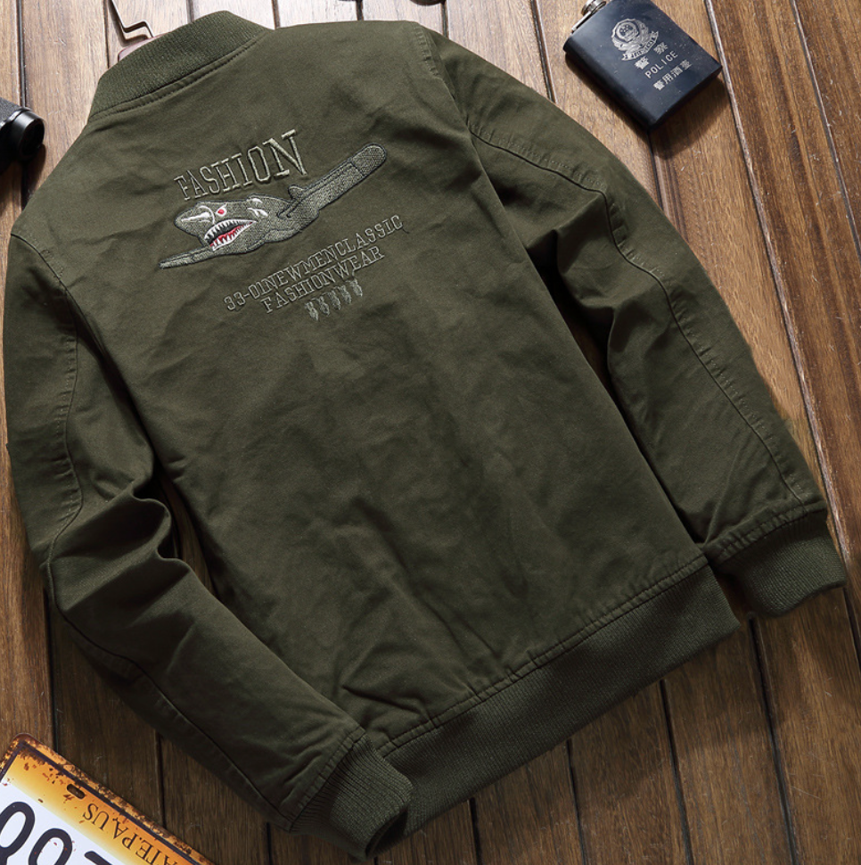 Veste style militaire à écussons pour le quotidien homme – Carcès
