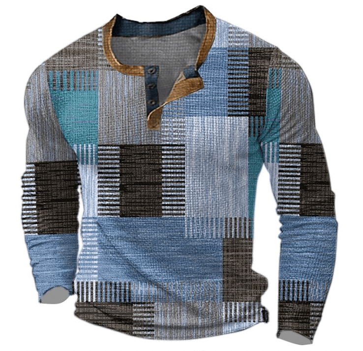 Chemise à manches longues coupe classique confort détendu homme – Castelnaud