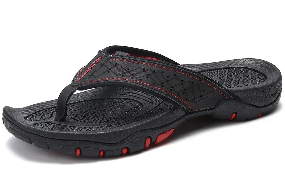 Tongs outdoor amortissantes semelle texturée adhérente pour l'été homme – Ondres