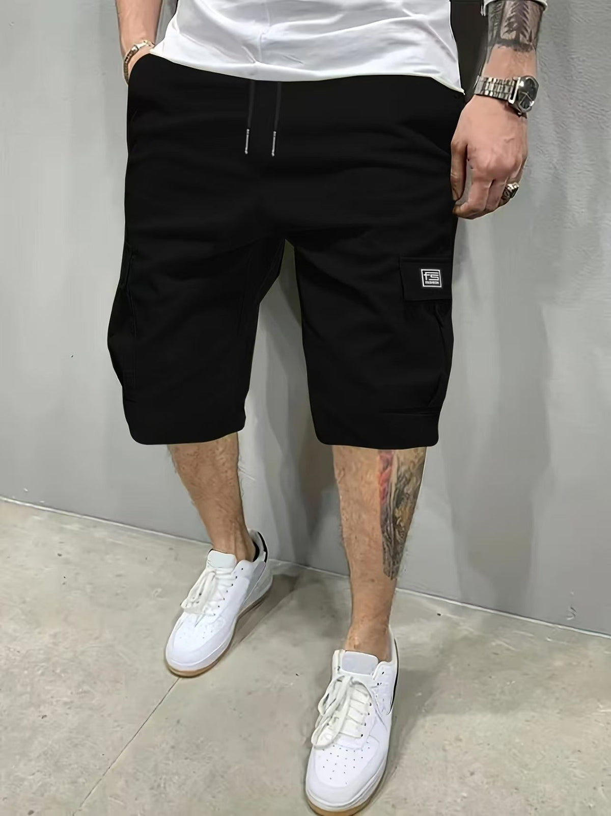 Short cargo urbain coupe droite