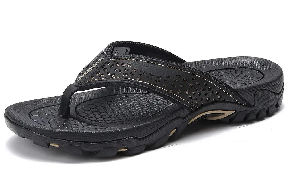 Tongs outdoor amortissantes semelle texturée adhérente pour l'été homme – Ondres
