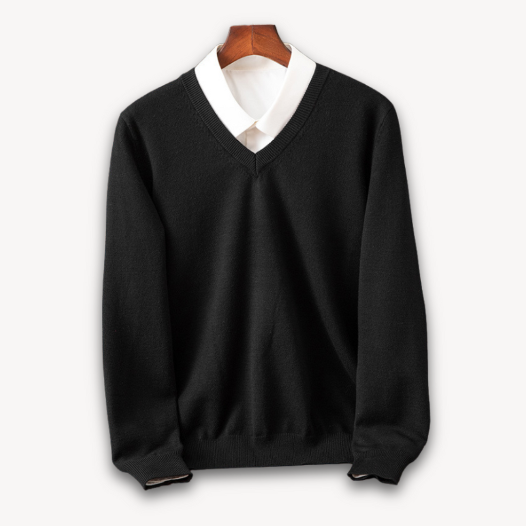Pull en maille douce effet cachemire col rond homme – Quiberon