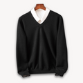 Pull en maille douce effet cachemire col rond homme – Quiberon