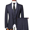 Costume trois pièces à carreaux au chic discret homme – Jausiers