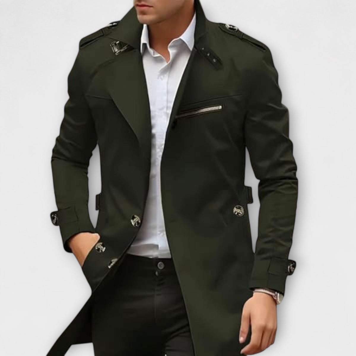 Veste mi-saison épurée pour homme