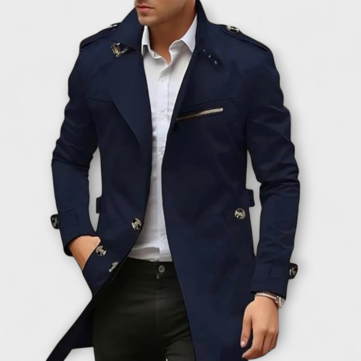 Veste mi-saison épurée pour homme
