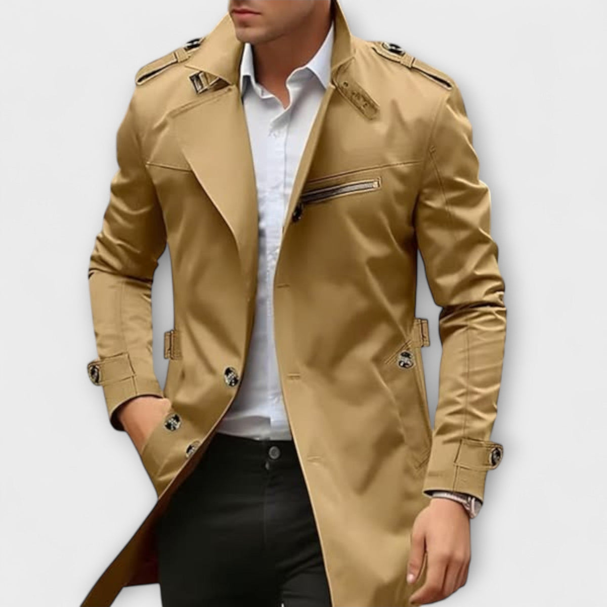 Veste mi-saison épurée pour homme