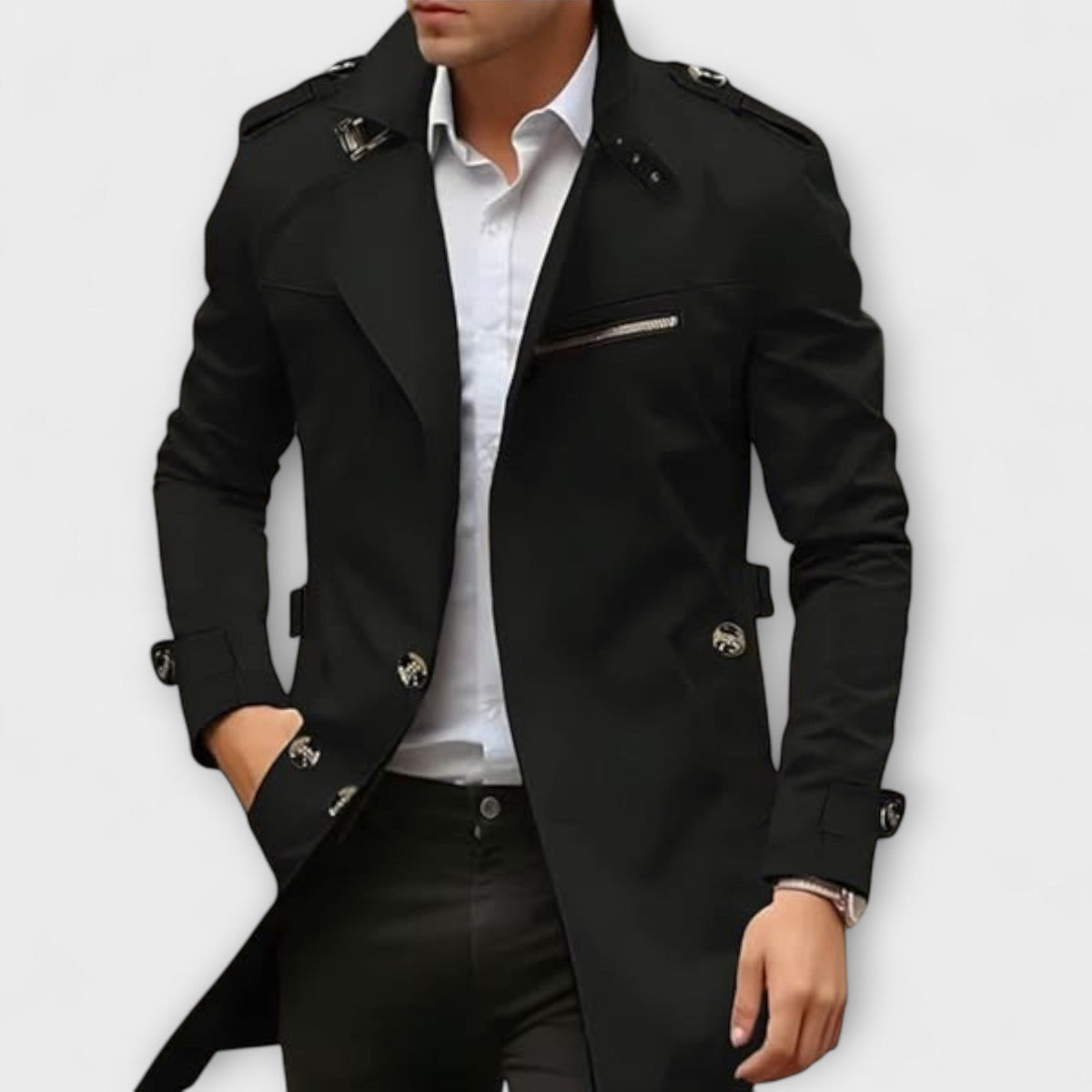 Veste mi-saison épurée pour homme